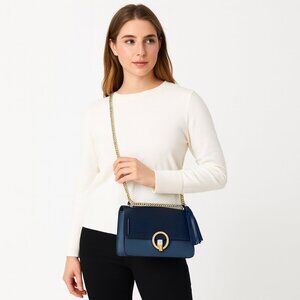 NWT Aldo Cross Body Chain Strap Bag Blue